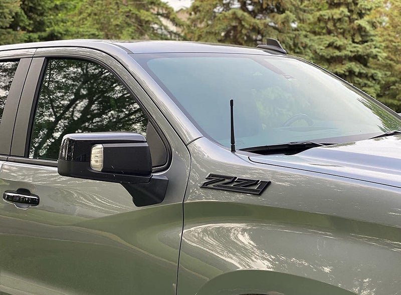 2pack 2019-2024 OEM Z71 Emblems Side Decals Badges Compatible with Silverado Z71 Parts 84632695 (All Black) 2 All Black