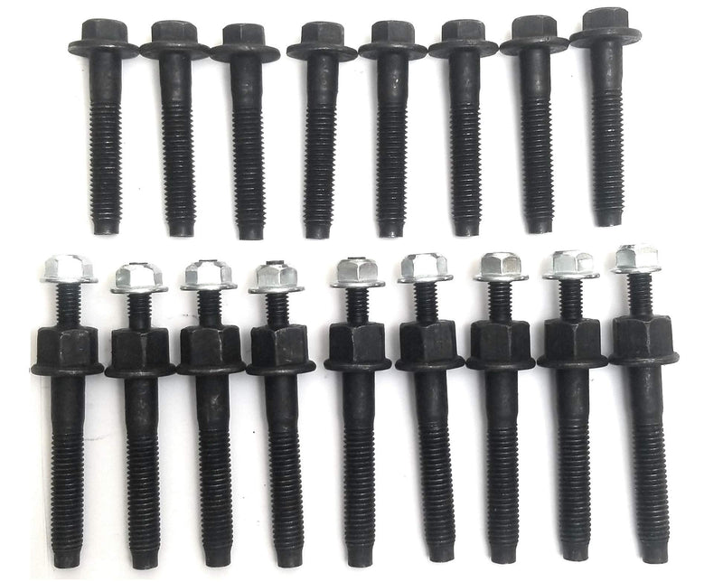 Exhaust Manifold Bolt Set Compatible For 2009-2020 Chrysler Dodge Ram 5.7L / hardware kit 28pcs Bolt, Studs and Nuts