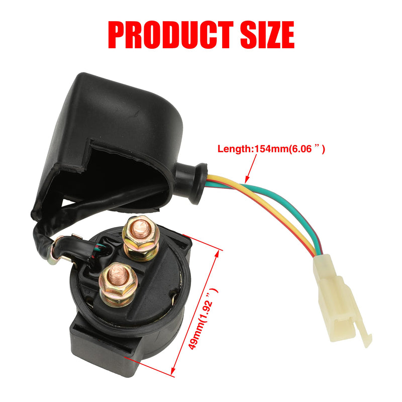  [AUSTRALIA] - GREHUA Ignition Coil Starter Solenoid Voltage Regulator CDI Compatible with Tao tao Coolster 125cc 110cc 90cc Kazuma Baja Chinese ATV Quad 4 Wheeler SSR Lifan CRF70 4 Stroke Go Kart Dirt Bike Parts