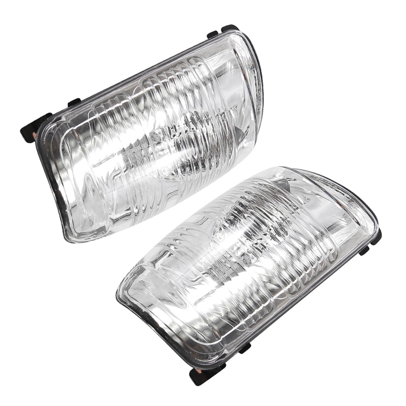 2 PCS Wing Mirror Left Driver & Right Passenger Side Turn Signal Light Indicator Lamp Lens Cover Replacement for Ford Transit T150 250 350 2015-2021 MK8 2014 Onwards Replace# 1847387 1847389 Left & Right SIde