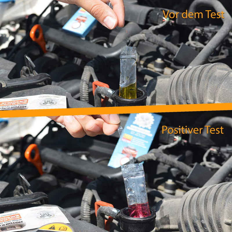 CS Engine Combustion Real-TIME Leak Tester - Cylinder Head Gasket CO2 Head Tester - Test While Driving - Petrol Diesel Gas - Engine Under Load Head Gasket Test Kit- 10 PCS in a Box