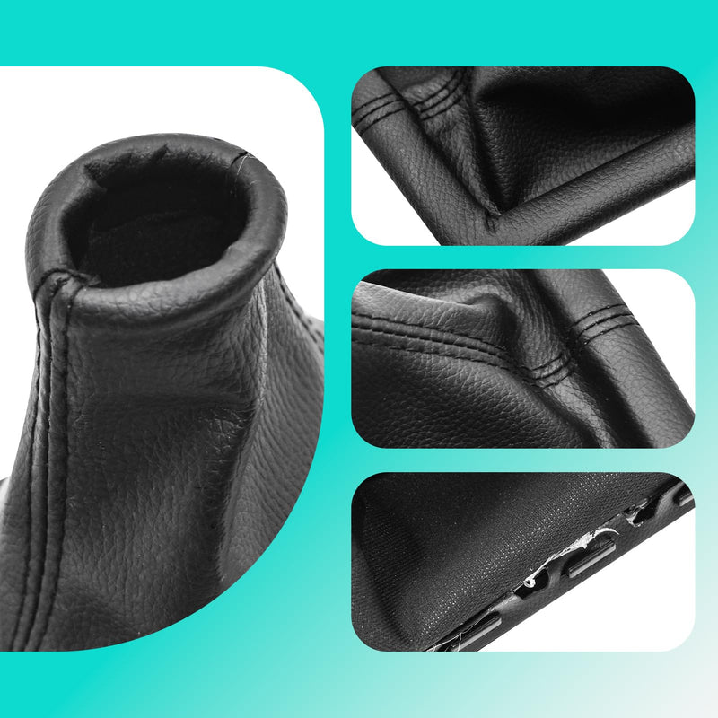 Manual Transmission Shifter Boot Cover Compatible with Ford Mustang Series 2005 2006 2007 2008 2009 Replaces 8R3Z-7277-AA, Gear Change Boot