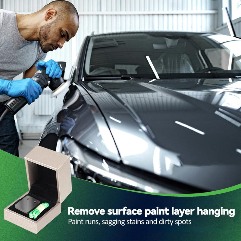 TEHAUX Automobile Spray Paint Point Repair Scraper - Carbide Spot Repair Scraper Tool Paint File for Edge Banding, Denibbing, and Spot Repair