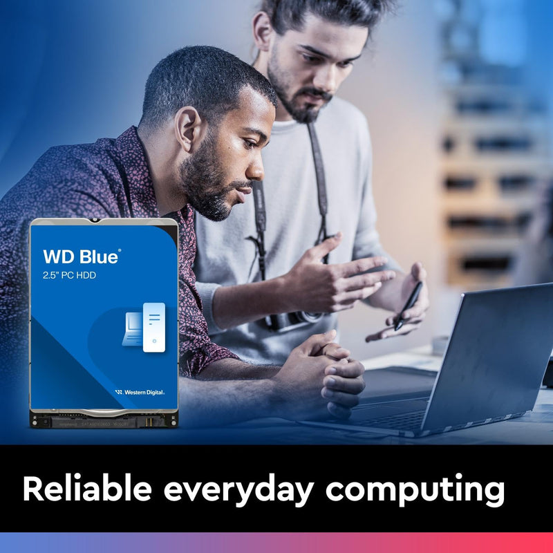 Western Digital 1TB WD Blue Mobile Hard Drive HDD - 5400 RPM, SATA 6 Gb/s, 128 MB Cache, 2.5" - WD10SPZX