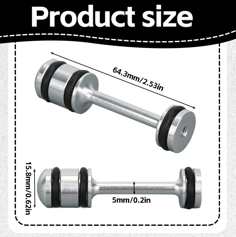 Aluminum Alloy Oil Diverter, Barbell Durable for LS Billet Rear Galley Plug Performance Swap Engine Pump Parts for Gen III Gen IV LS1 LS3 LS2 LQ4 LQ9 LS6 L92 L99 L33 4.8L 5.3L 5.7L 6.0L 6.2L
