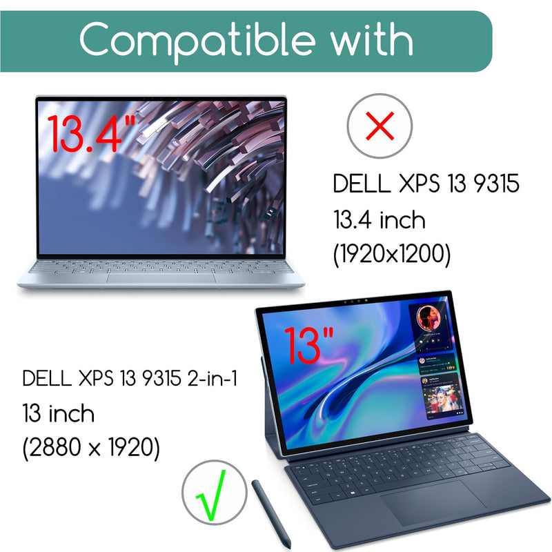 KEANBOLL 3-Pack Matte Anti Glare Screen Protector Designed for Dell XPS 9315 2-in-1(13 inch) Tablet PC 3K (2880 x 1920),Anti Glare Eye Protection Screen Filter