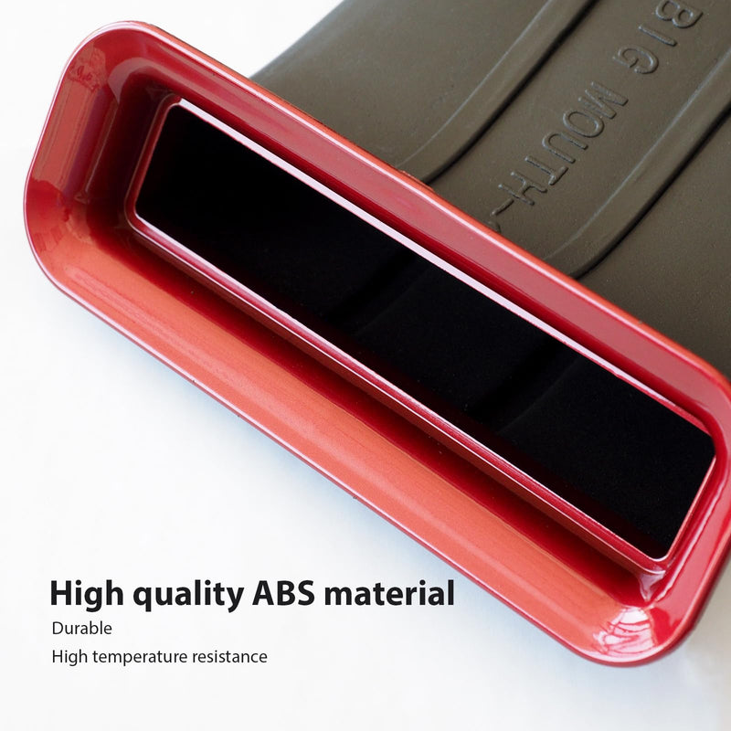 Air Intake Snorkel Modification Tuyere Big Mouth Inlet Compatible With 2012-2018 MK3 MK3.5 Ford Focus ST RS Hatchback 4D Sedan (Red) Red