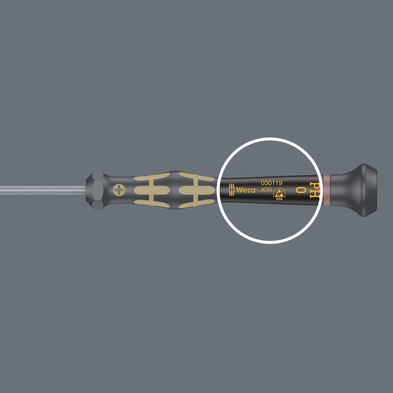 1550/6 ESD Screwdrvr set for electronic applications
