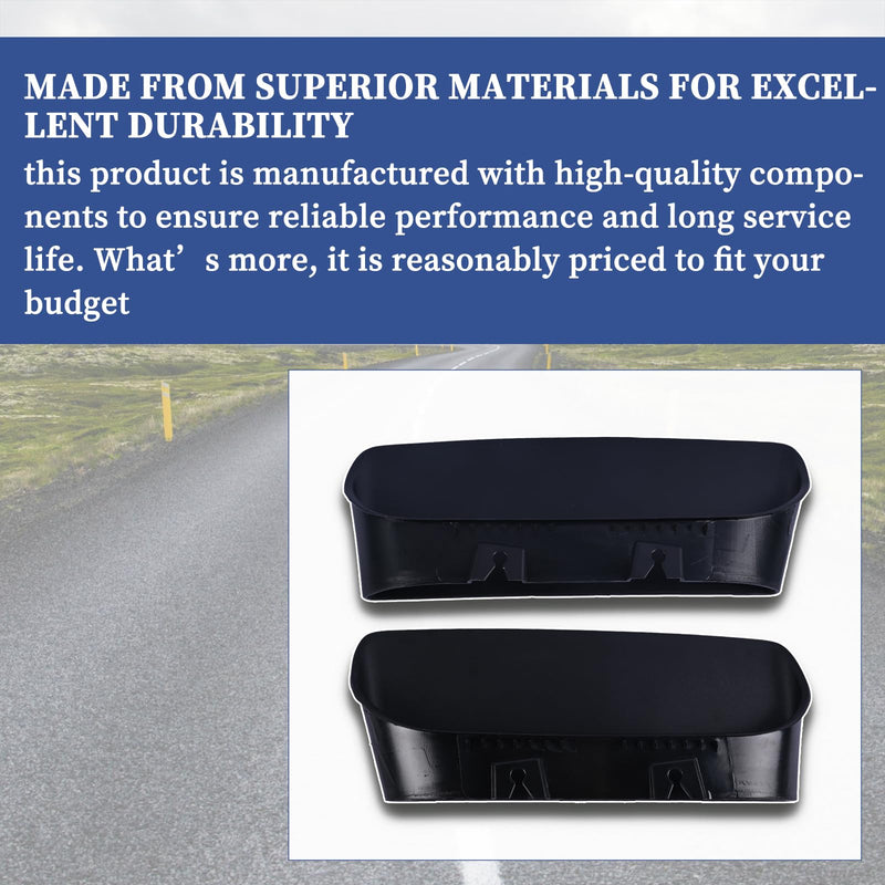 A Pair Air Vent Cover Hood Bezels and Accessories 68378081AB 68378080AB Compatible with Dodge Challenger 2019 2020 Replace 68378080AD 68378080AC Front Left & Right Side Black
