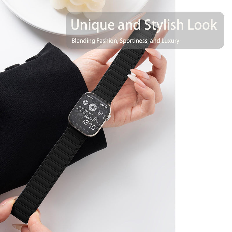 Lamshaw Compatible for Gard Pro Ultra 3 Bands, Quick Release Silicone Sport Strap Watchband Compatible for Gard Pro Ultra 3, ULTRA 2+, HEALTH 3 48mm, 41mm, HEALTH 2+, 2 Smart Watch Black 22mm size band