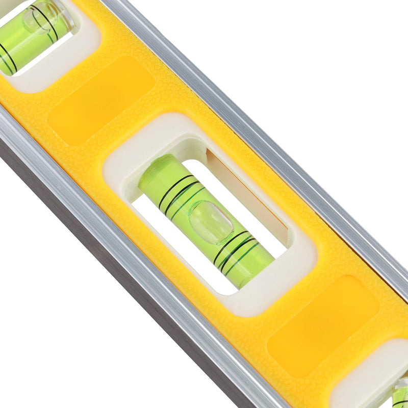 HAKZEON 10 PCS 9 Inch Yellow Magnetic Torpedo Level, Plastic Shell Bubble Level Tool, Spirit Level Measuring Tool with 45/90/180 Degree Bubbles for Measurements