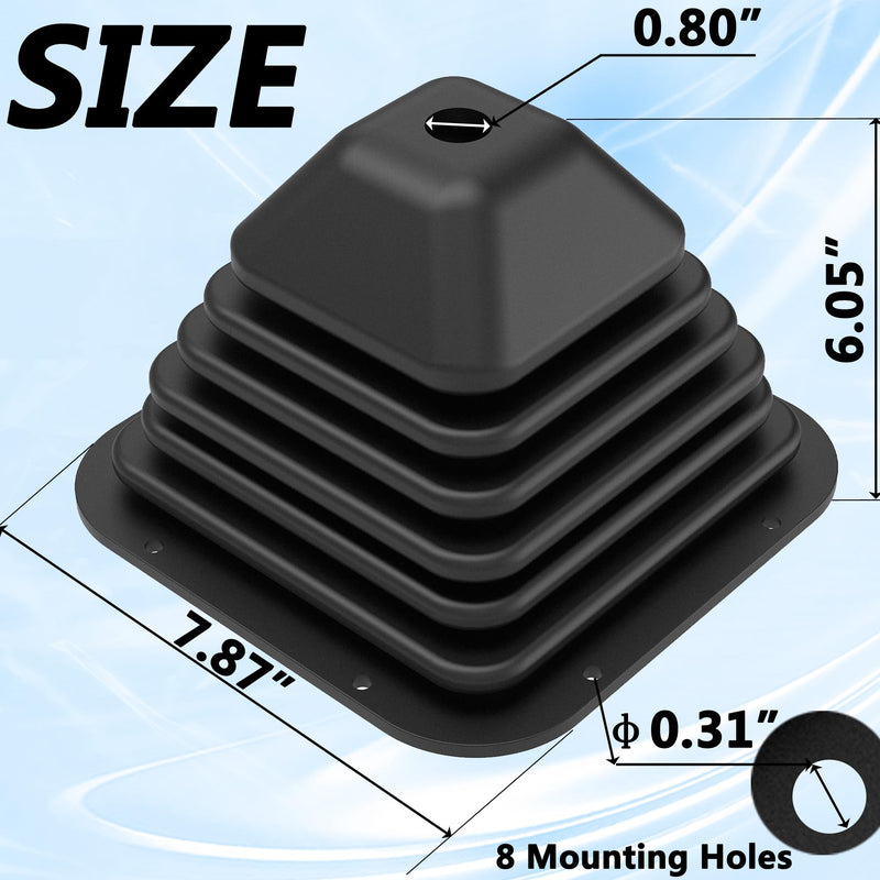 924-5405 Automatic/Manual Transmission Shift Boot Compatible with Kenworth T & W Series 1999-2010, K04279 Shifter Boot Cover Square