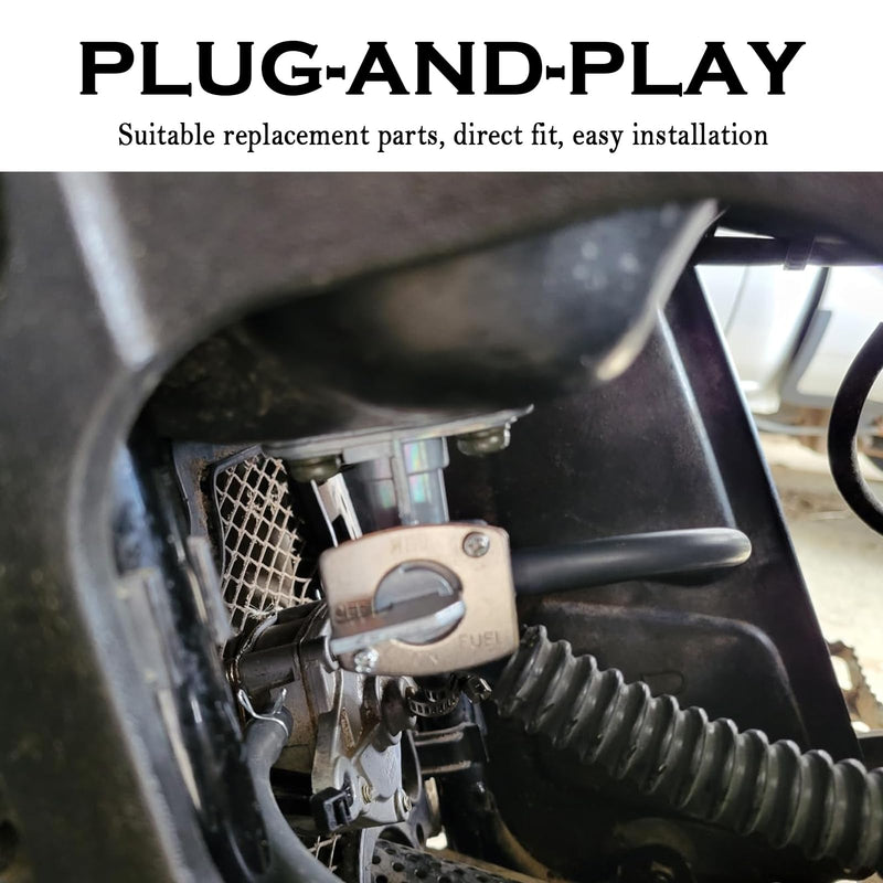 Petcock Fuel Shutoff Valve Kit,Fuel Petcock Valve Compatibie with Yamana Kawasaki Suzuki Includes Gasket/Filter Tube,Professional Motorcycle Accessories Fuels Shut off Valves