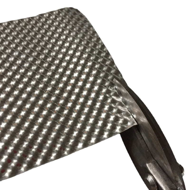 Embossed Aluminum Heat Shield Automotive 12'' x 20'' High Temperature Thermal Barrier Exhaust Electrical For Cars/Turbo Manifold 12 inch W x 20 inch L