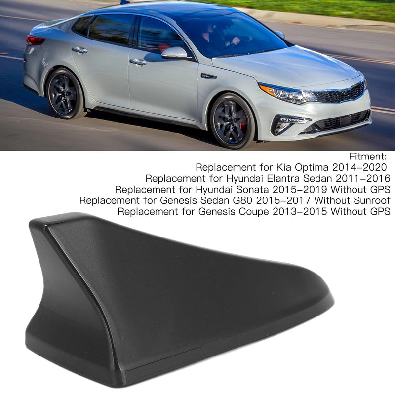 Antenna Cover for Optima,Car Shark Fin Antenna Cover 96219 D5000EBQK Roof Aerial Base Replacement for Optima 2014-2020,Elantra Sedan,Sonata(Grey) Grey