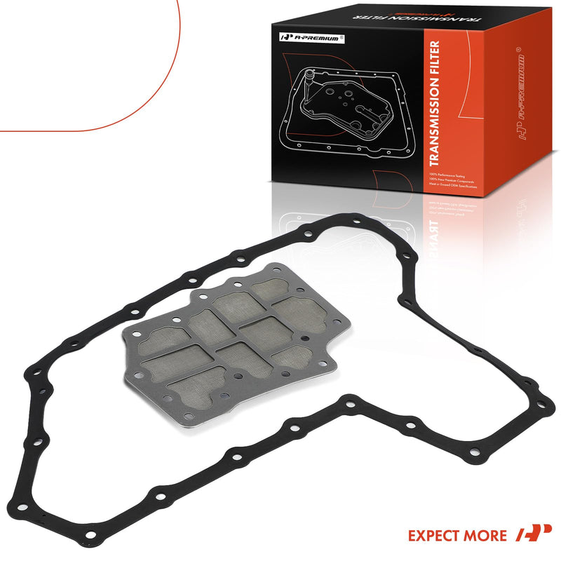 A-Premium Automatic Transmission Fluid Filter with Pan Gasket Compatible with Nissan Altima 2007-2013, Murano 2003-2007/2009-2016, Maxima 2007-2015, Quest 2011-2016, Replaces 31726-1XA01, 317261XA01