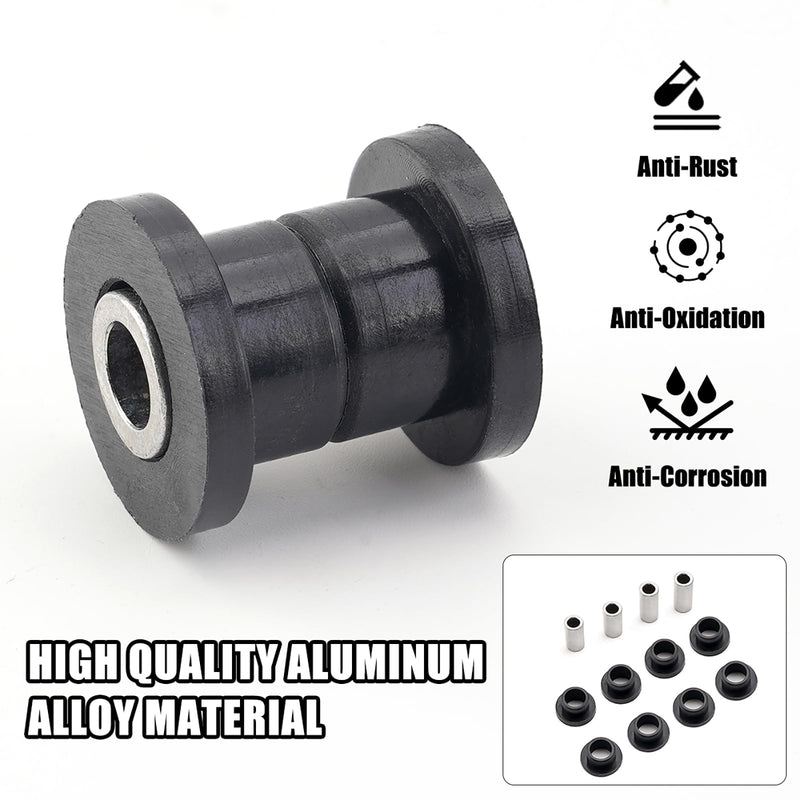JERBOR 8 PCS Shock Absorber Bushings Sleeve Kit for Polaris Ranger XP 500 570 700 800 900 1000 Automobile Replacement Repair Parts