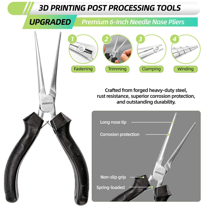 76pcs 3D Printer Tools Kit with Bag, 3D Printer Accessories includes Digital Caliper, Hygrometer, PTFE Tube Kit, Deburring Tool, Scrapers, Nozzle Cleaning, for Bambu Lab, Ender 3, FDM/SLA Printers etc Ultra 3D Maker Version