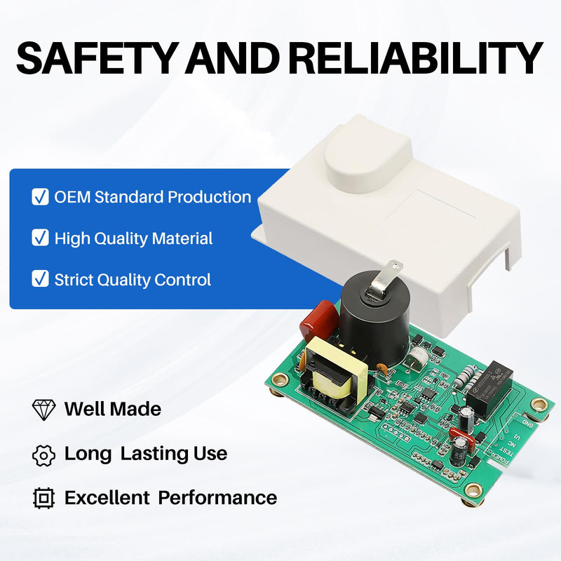 520814 RV Water Heater Ignition Control Module Board Replacement for Suburban RV Water Heater SW Series SW4D SW6D SW10D SW12D SW16D Water Heaters, 12 VDC, with Lid, Replace 520871