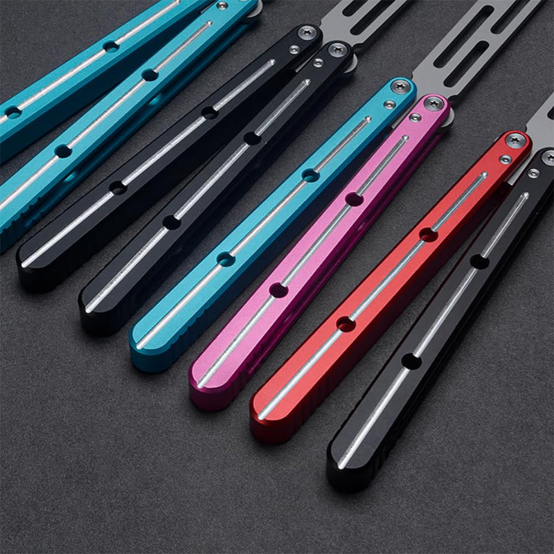 KEEDAS Integrated Forging Bushing System, Aluminum Integral Channel Handle, Excellent Grip, Pretty Solid, Best Balance and Inertia, Great for Beginners Blue-pink