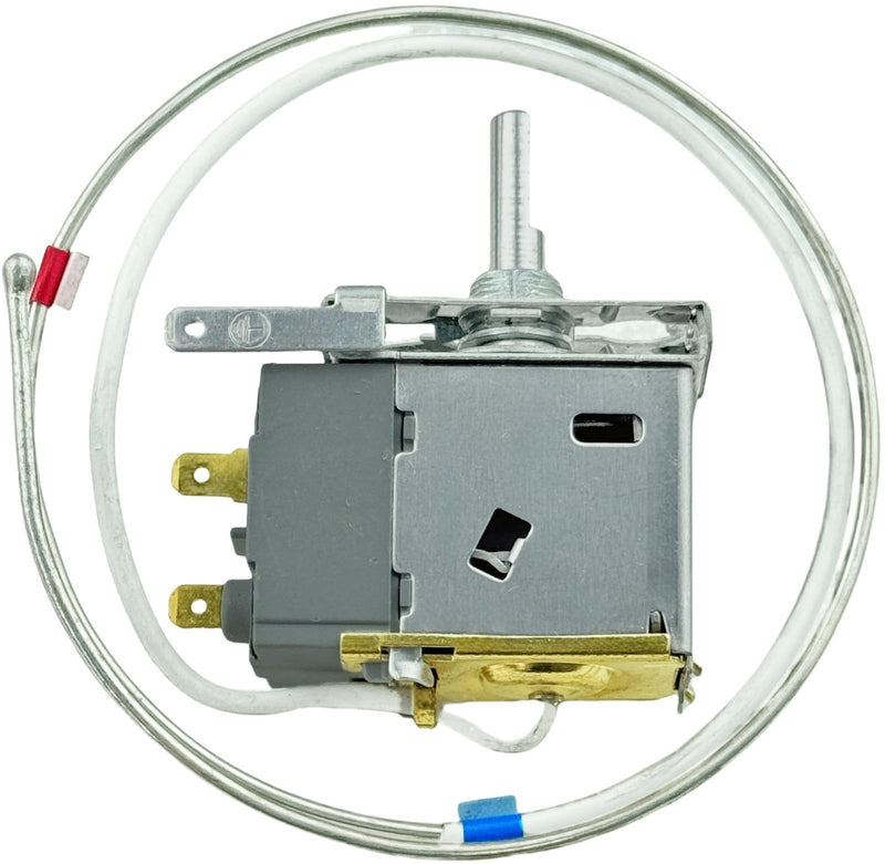 5304512843 Refrigerator Temperature Control Thermostat fit for Frigidaire, 2-Pins Sensor Probe Refrigerator Thermostat, fit for Frigidaire Freezer Parts WPF30R-EX Temperature Control Thermostat
