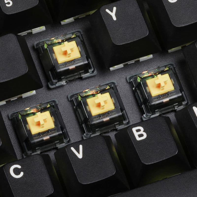 Drop Holy Panda X Mechanical Keyboard Switches - PCB Mount Quiet & Tactile Switches, Cherry MX Style, 65g, (35 PCS, 5-Pin), Black 5-Pin (PCB Mount)
