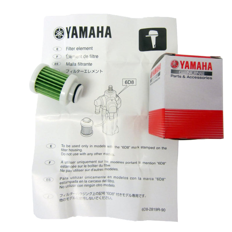 Yamaha Primary Fuel Filter Element, #6D8-WS24A-00-00