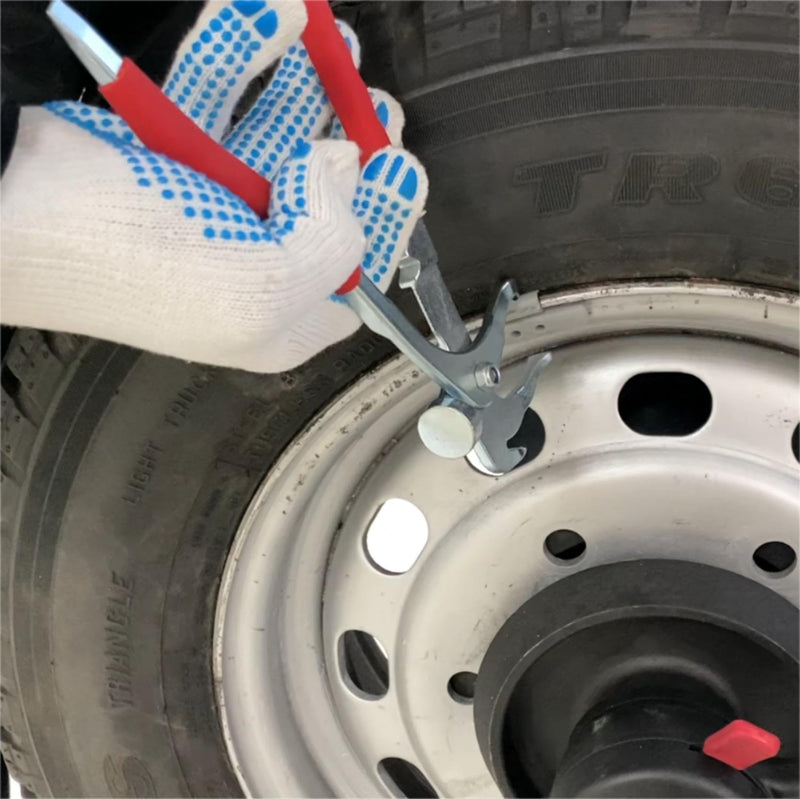 Wheel Balancer Pliers, Wheel Weights Hammer, Clip on Tool for Tire Balancing by RebarTech