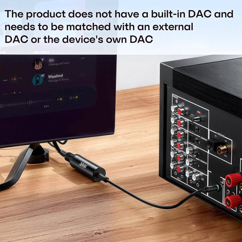 Digital Optical to 3.5mm Audio Converter