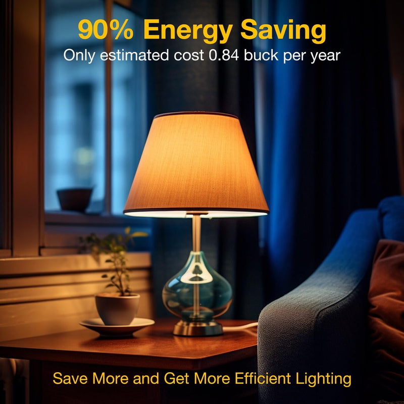 dalattin 12 Pack A19 Vintage LED Edison Bulbs, Dimmable, 60W Equivalent, High Brightness 5000K Daylight, Ultra-Bright, 8W E26 Standard Base, 800 Lumens, CRI80+, Clear Glass Filament Bulb for Home Daylight White 5000k