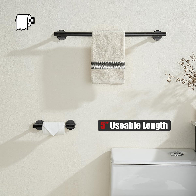 JQK Bronze Toilet Paper Holder, Double Post Pivoting Tissue Holder Wall Mount, 304 Stainless Steel Hold Mega Rolls, Oil Rubbed Bronze, TPH150-ORB 1 Pack