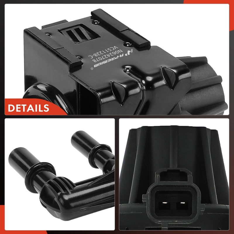 A-Premium Vapor Canister Purge Solenoid Valve Compatible with Ford F-150 F150 2004-2006, Expedition 2005-2006 & Lincoln Navigator 2005-2006, Mark LT 2006, 4.2L, 4.6L, 5.4L, Replace# 6L3Z9C915A