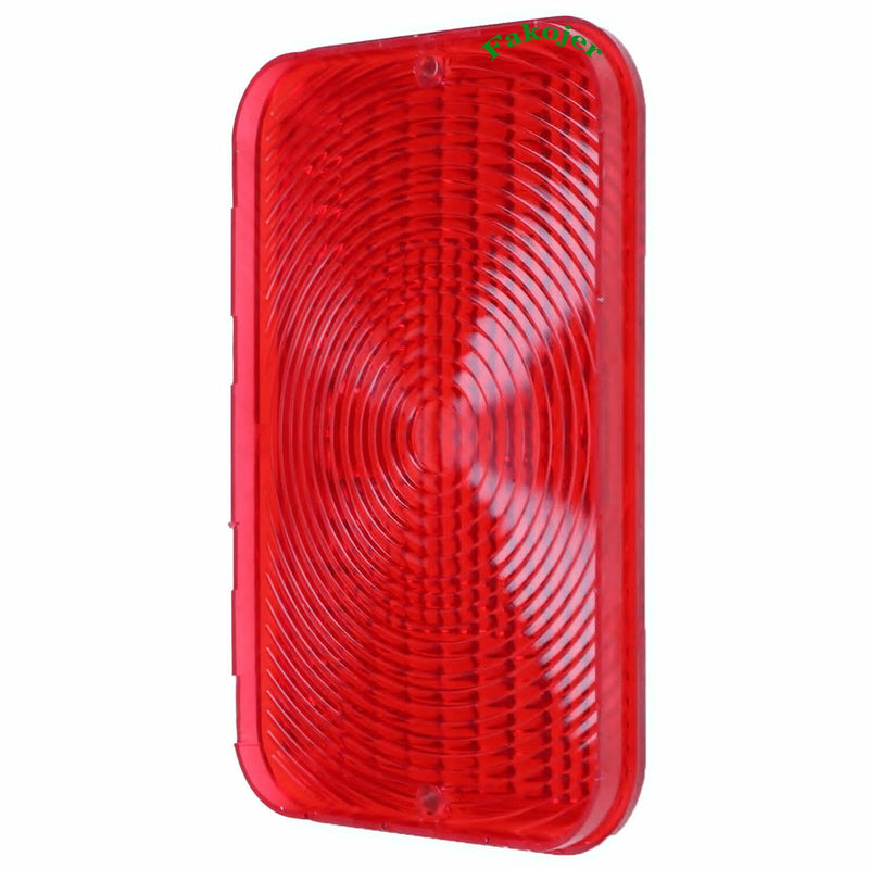 1X LVU18747 Red Warning Lens Compatible with John Deere 1023E 1025R 1026R 2025R 2032R 2038R 3025E 3032E 3038E 4044M 4710 5090E 5125ML (1X LVU18747) 1X LVU18747