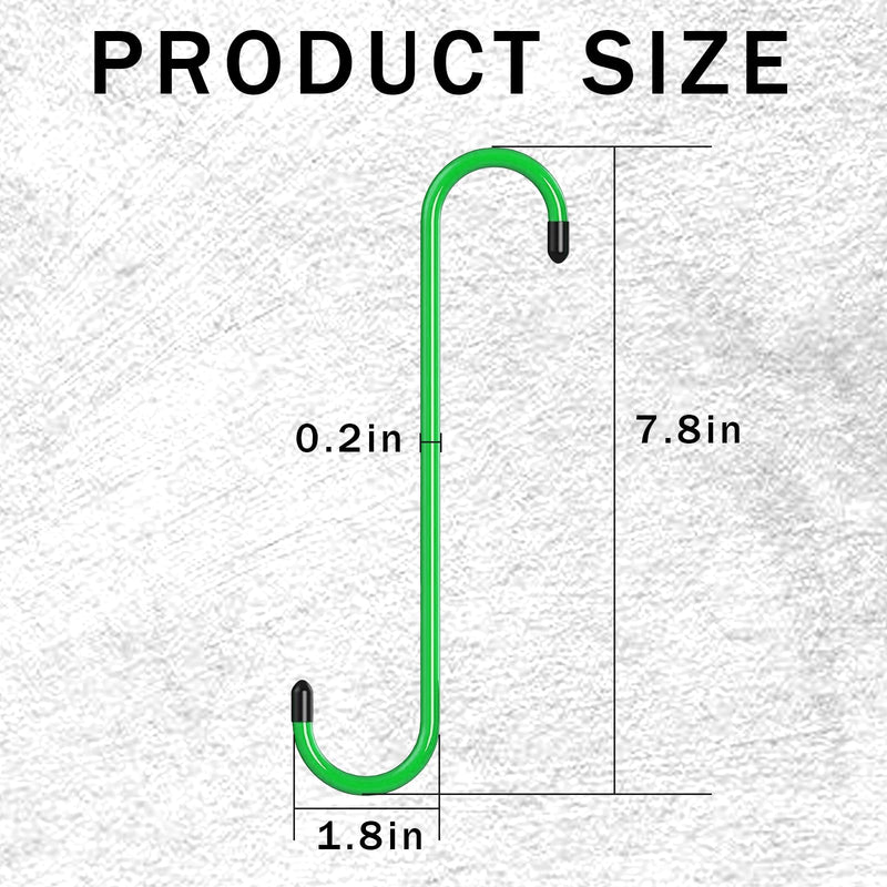 4PCS Brake Caliper Hanger Caliper Hangers Hooks with Rubber Tips, Durable Steel, Rust-Proof Automotive Tools for Braking, Axle, Suspension, Herramientas para Extensión de Frenos Green-4PCS