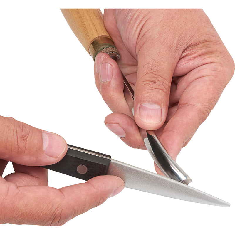 Trend 3-Inch Diamond Tapered File for Sharpening Wood Turning Gouges, DWS/TF3/F