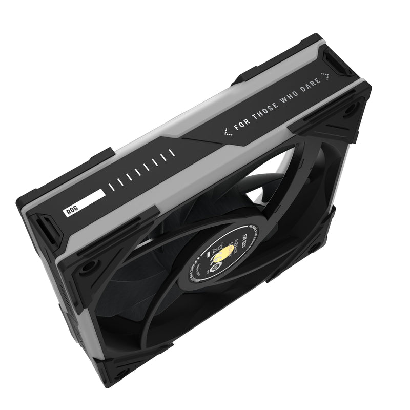 ASUS ROG Eurux GR120 ARGB PWM Fan Single Pack 120mm PWM Fan, 2600RPM, Patented Daisy-Chain Design, Custom Lighting