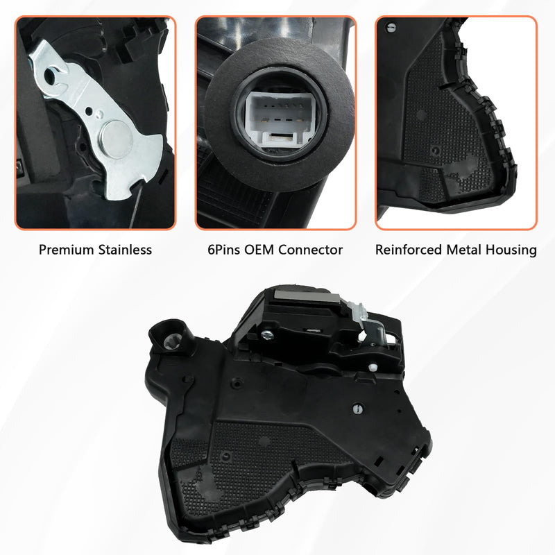 Door Lock Actuator Motor Compatible with Tundra, Camry, 4Runner, Rav4, Lexus RX350 RX450h, Scion tC xB xD | Replaces #69040-0C050, 69040-06180, 931-401 | Front Left Driver Side