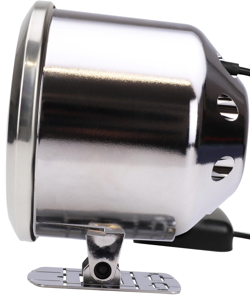 Universal 85mm 3-3/8" Chrome Single Gauge Dashboard Pod Mounting Cup & Stand for Automobile Boat