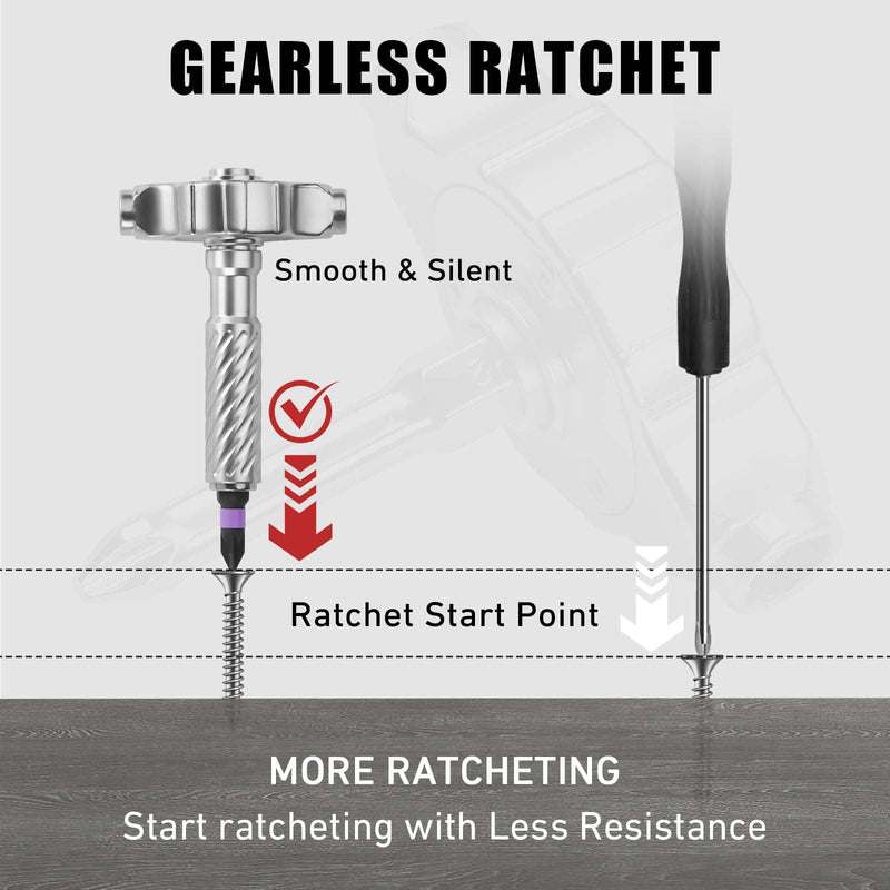 VMAN Ratchet Screwdriver Set, 66 in 1 magnetic Screwdriver sets, S2 Steel Bits, DIY Combination Flexible Shaft, Suitable for Furniture Assembly, Precision Electrical Appliance Repair, Bicycle Tools