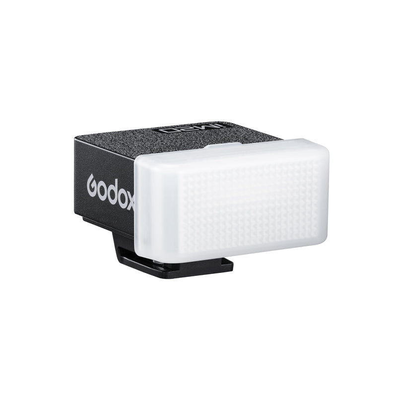Godox IM20 Mini Flash with Diffuser for Canon, Nikon, Sony, Fuji, Olympus Single-Contact Hotshoe Cameras – Built-in USB-C Charging Battery, 230 Flashes, 5-Level Power Adjustment, Black iM20 Black