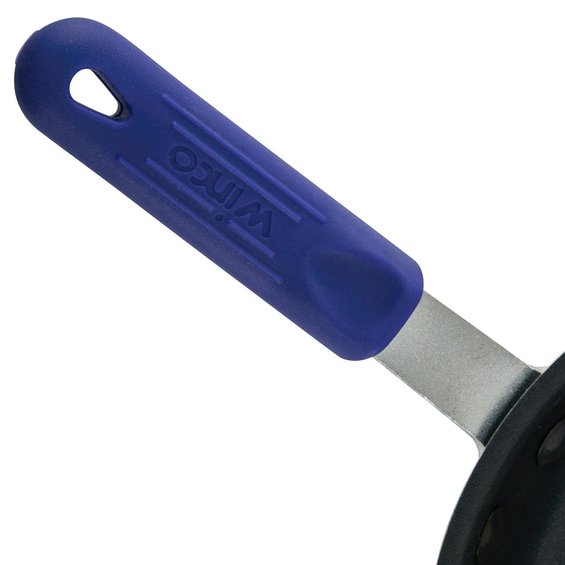 Winco AFPI-8NH, 8-Inch Induction Ready Aluminum Fry Pan with Non-Stick Coating, Frying Pan with Silicone Sleeve 8"