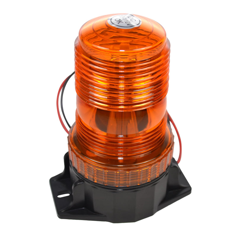  [AUSTRALIA] - HQRP 30-LED 360 Degrees Mini Beacon Amber Warning Strobe Light Compatible with CAT E3500 48V, E4000 36V / 48V, E5000 36V / 48V Electric Rider Forklift
