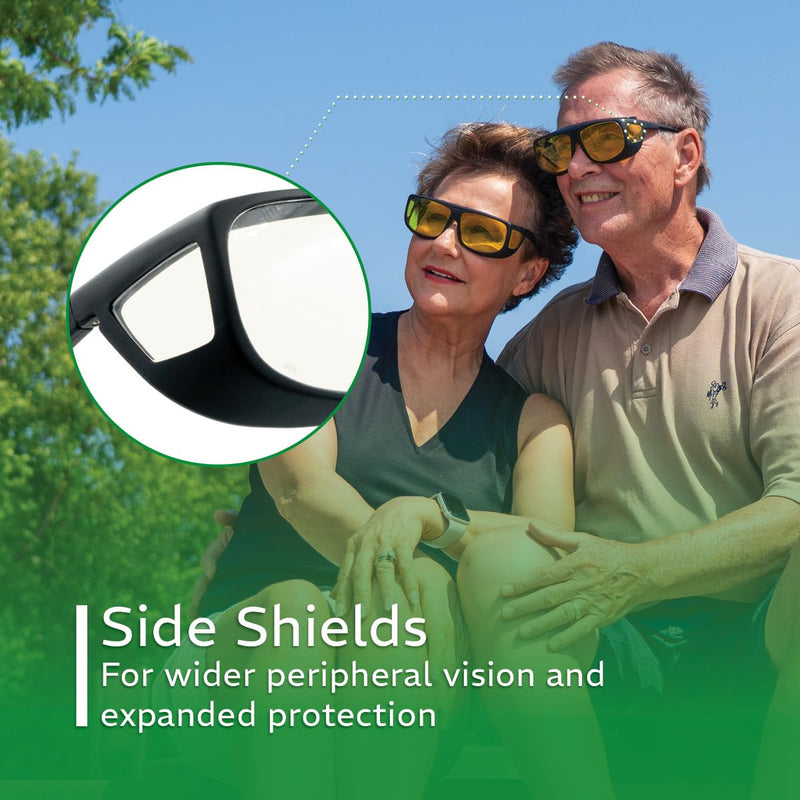 NoIR IPL Safety Glasses, Fitover Protective Eyewear for Women and Men, Ideal for Aesthetic, Forensic and Non-coherent Applications, CE-Certified 190–1800nm 3pl_38 (Fitover)