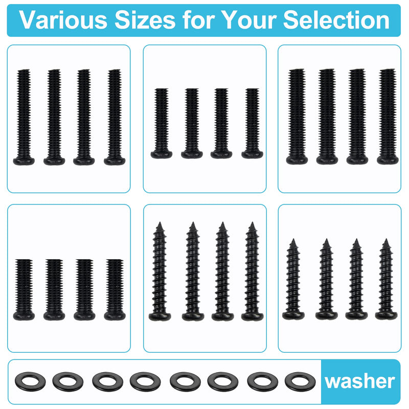 Universal TV Stand Screws and Washers Kit for Insignia Sony Toshiba RCA Roku TV Mount Legs, Includes Washers