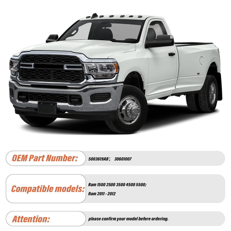 Engine Block Heater Kit Fits 2011-2018 Ram 1500 2500 3500 4500 5500, Heating Unit with Wiring Harness, Replaces #5003619AB, 30601007，3600008