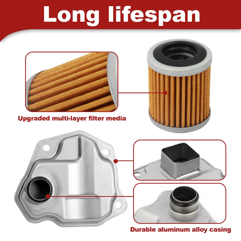 Transmission Oil Filter kit Compatible with NISSAN ALTIMA 2007-2013| NISSAN JUKE 2011-2016|NISSAN ROGUE 2008-2016| 313971XF0D, 317281XF03, 317281XF0A, 317281XZ0D, 31728X480A