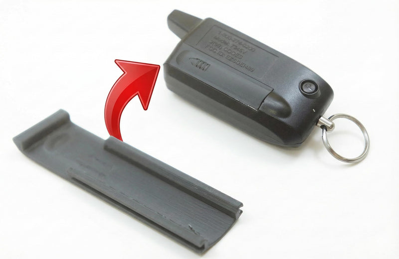 Replacement Battery Door Cover Compatible with Viper 3305V & 7345V Key Fob – Secure Fit Battery Case for Car Alarm Remote – Black