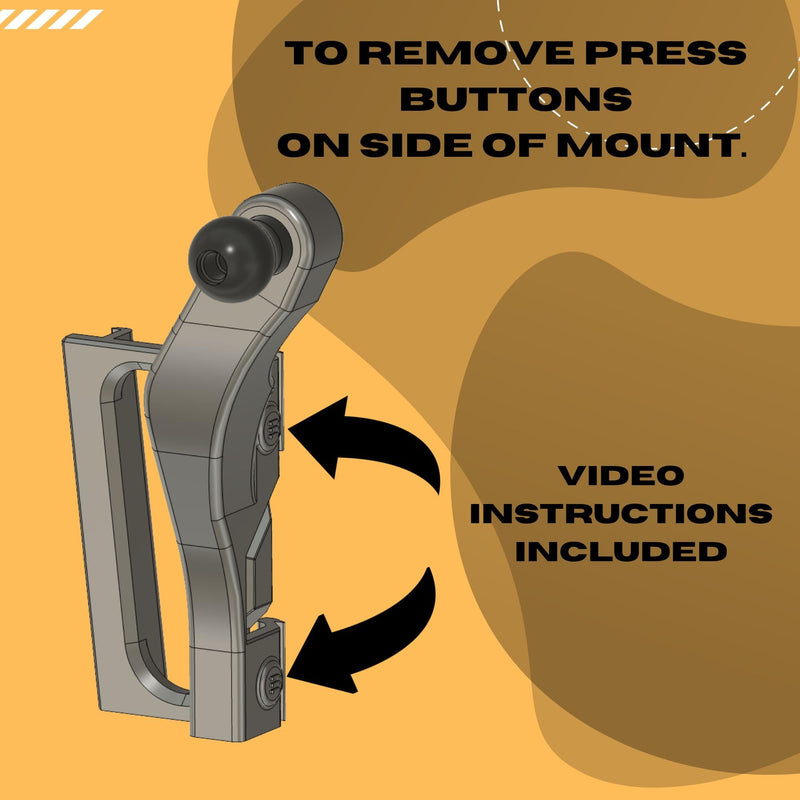 Phone Holder for Subaru Outback 2010-2014 Model Years/Easy to Install/No Tools Required