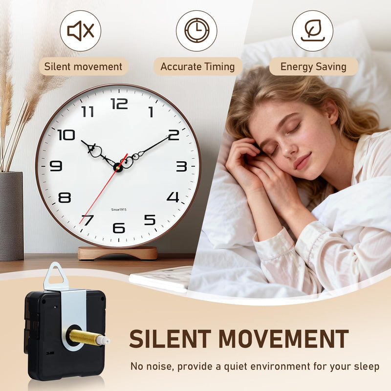 15 Pack Clock Mechanism Replacement Kit with 19 Pairs Clock Hands,Replacement and Custom Clock,Silent Sweep Clock Motor Kit Battery Operated for Clock Repair DIY Replacement (Thread Length 0.78 inche) Thread length 0.78 inche