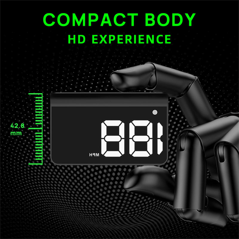 Heads up Display for Cars,Car HUD,Head up Display for Car,Digital GPS HUD Speedometer,USB Cable Plug and Play,Automatic Brightness Adjustment,Large Font Display (K1-White) K1-White
